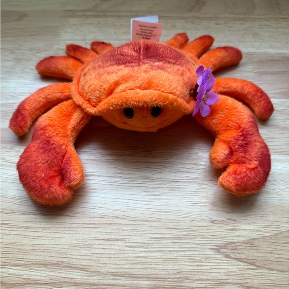 Hawaiian Hihe'e Crab with Aloha Flower Stuffed Animal Collectible - Picture 7 of 7
